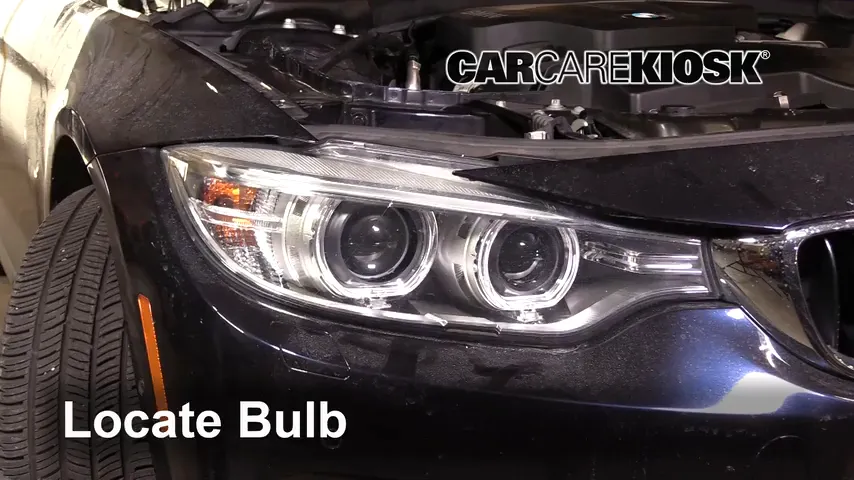 2016 BMW 428i xDrive Gran Coupe 2.0L 4 Cyl. Turbo Hatchback (4 Door) Lights Highbeam (replace bulb)